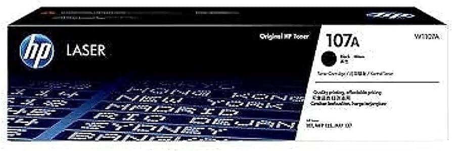 HP 107A Black Toner Cartridge - 1000 pages W1107A - eBuy UAE